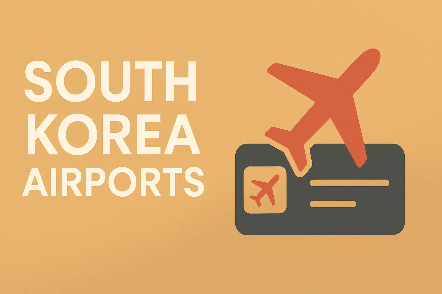 South Korea airports overview