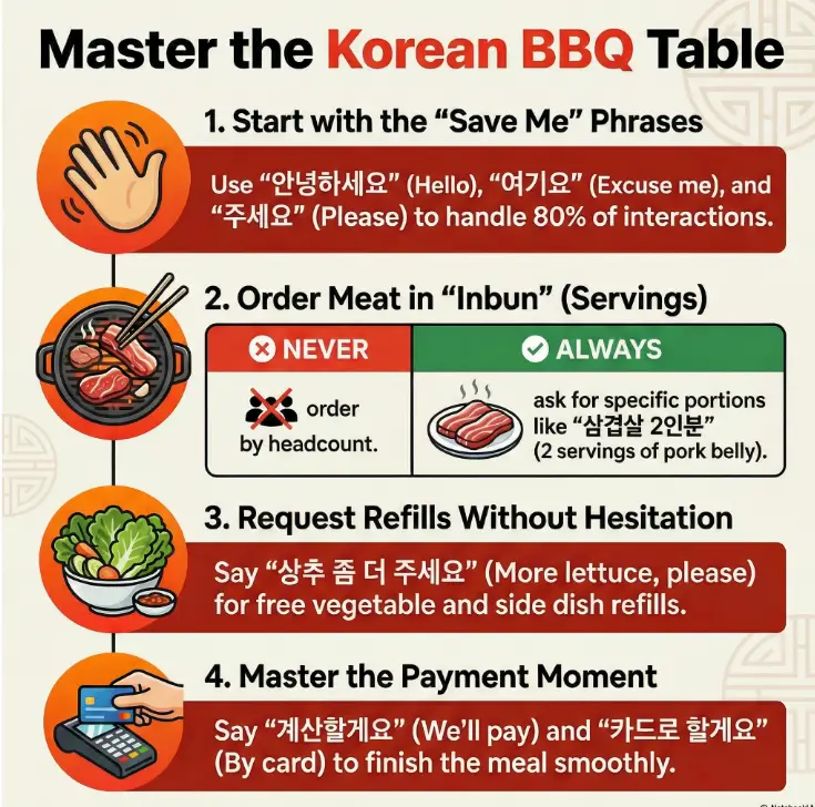 Korean BBQ phrases