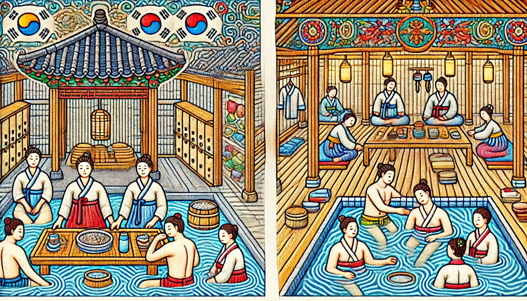 Korean body scrub etiquette