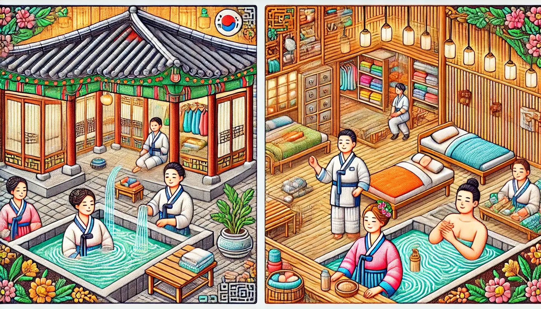 Korean body scrub etiquette