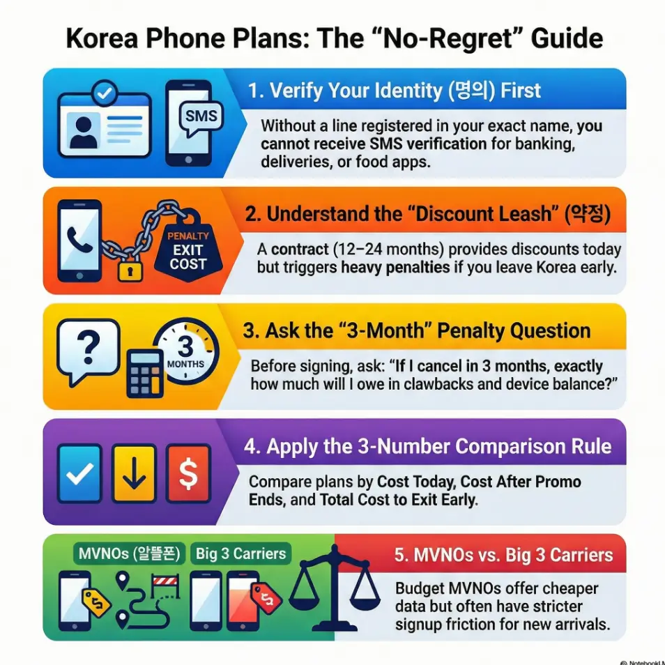 Korean phone plans for Americans