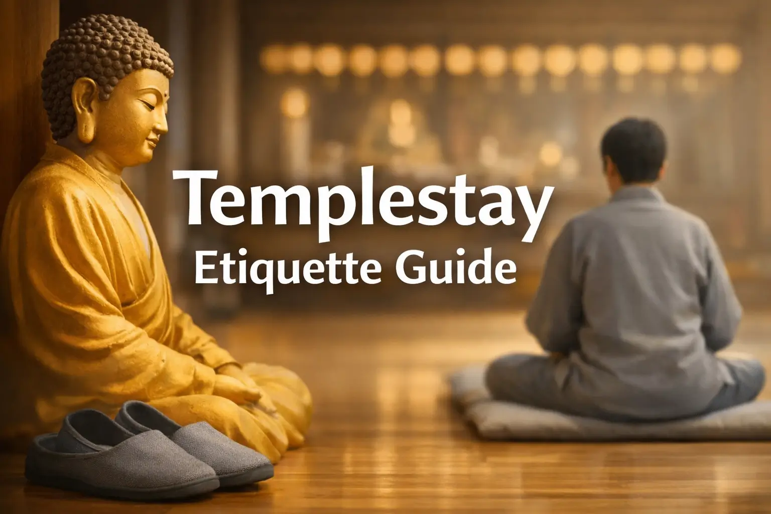 Korean Templestay Etiquette for Foreigners: Silence, Curfew, and Hall Entry Rules 1 Korean templestay etiquette for foreigners