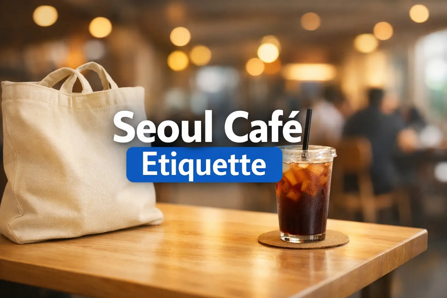 Seoul cafe etiquette