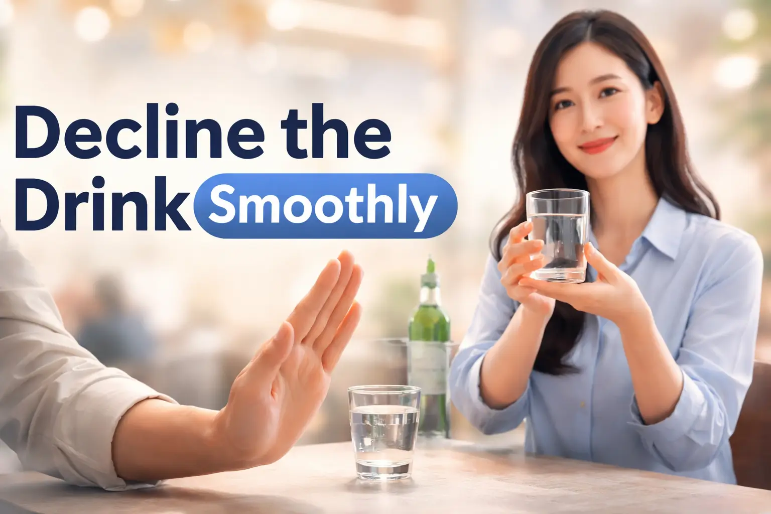 how to refuse alcohol in Korea