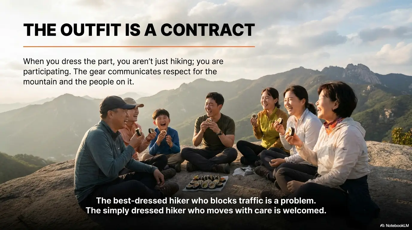 Why Do Korean Hikers Dress Like This? A Cultural Guide to Korean Hiking Fashion 5 korean hiking culture