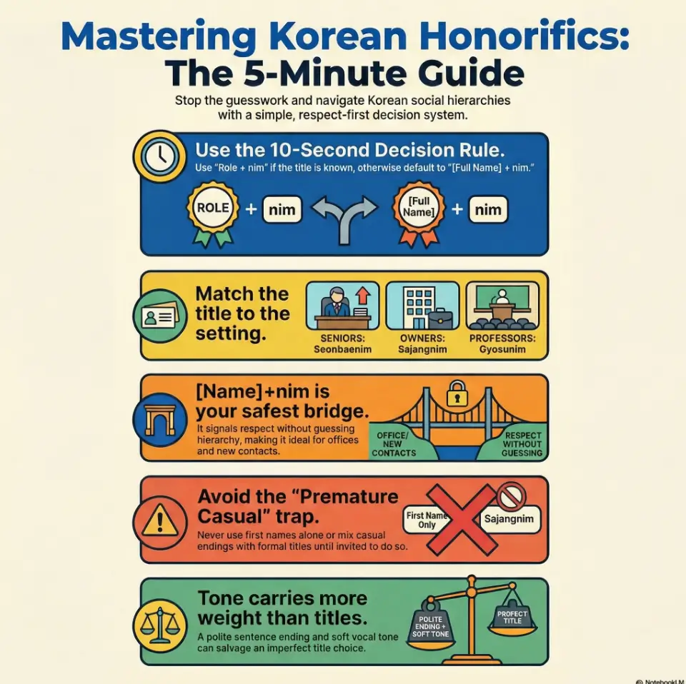 korean honorifics for foreigners