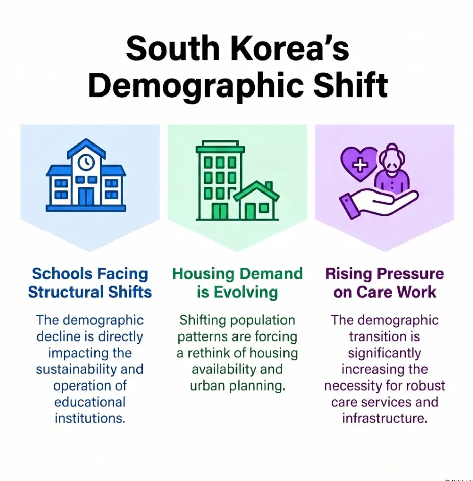 Korea low birth rate effects