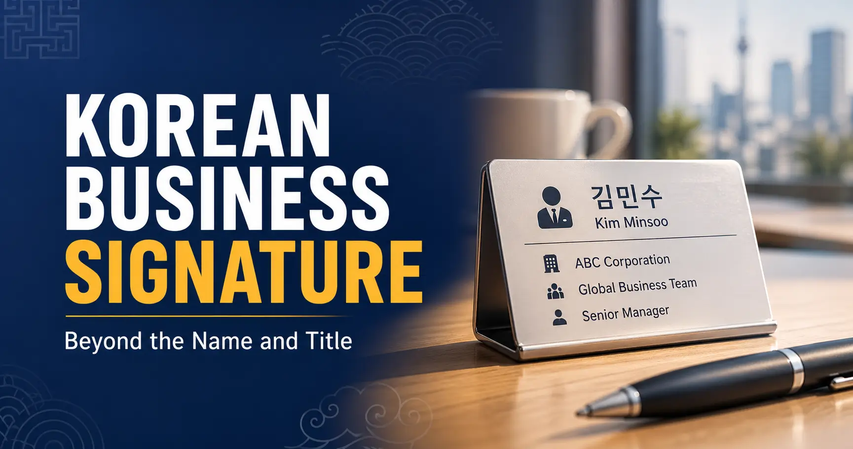 Korean business etiquette