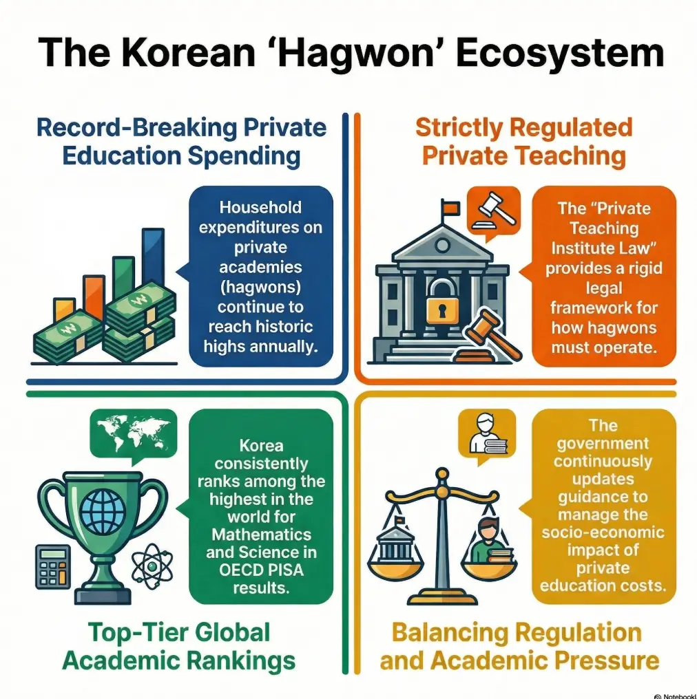 Why Korean Parents Spend So Much on Hagwons and What Foreign Families Should Know 3 Korean hagwons for foreign families