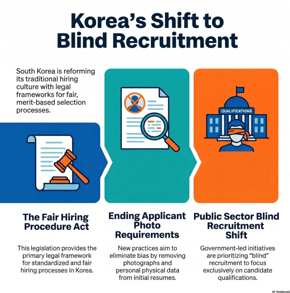 Korean resume photo