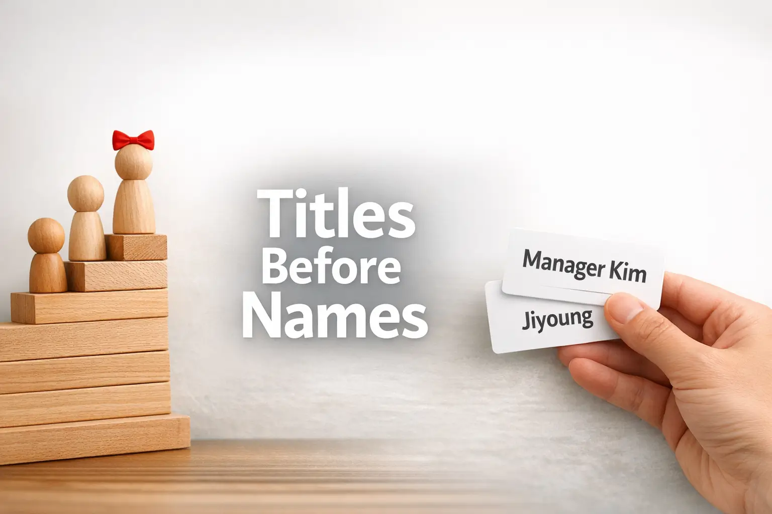 Korean titles vs first names