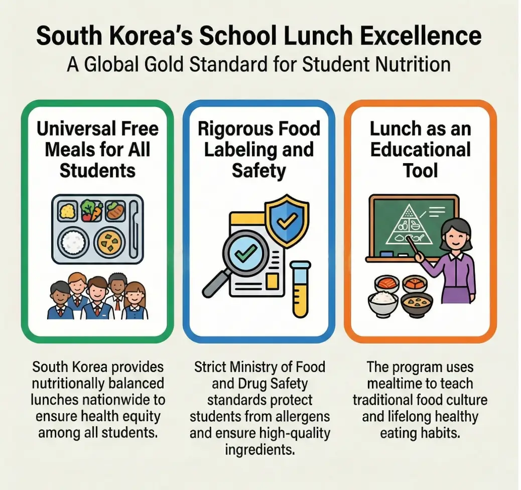 South Korean school lunch culture