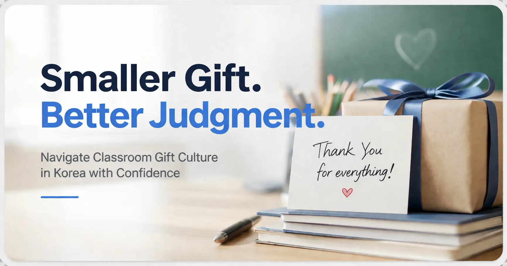 teacher gifts in Korea