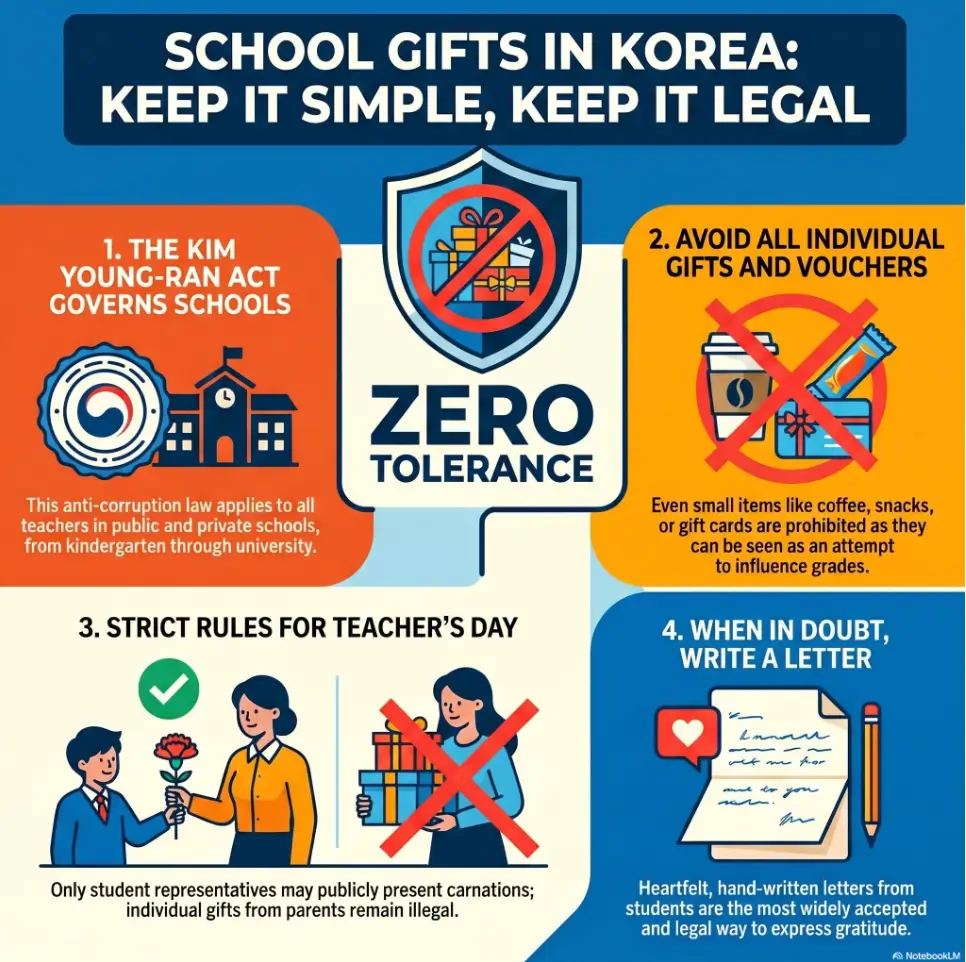 teacher gifts in Korea