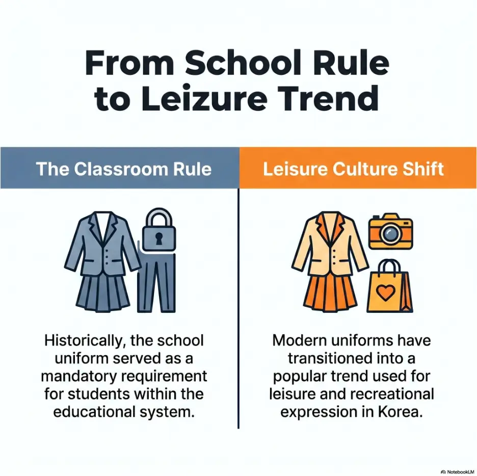 Korean school uniform rental