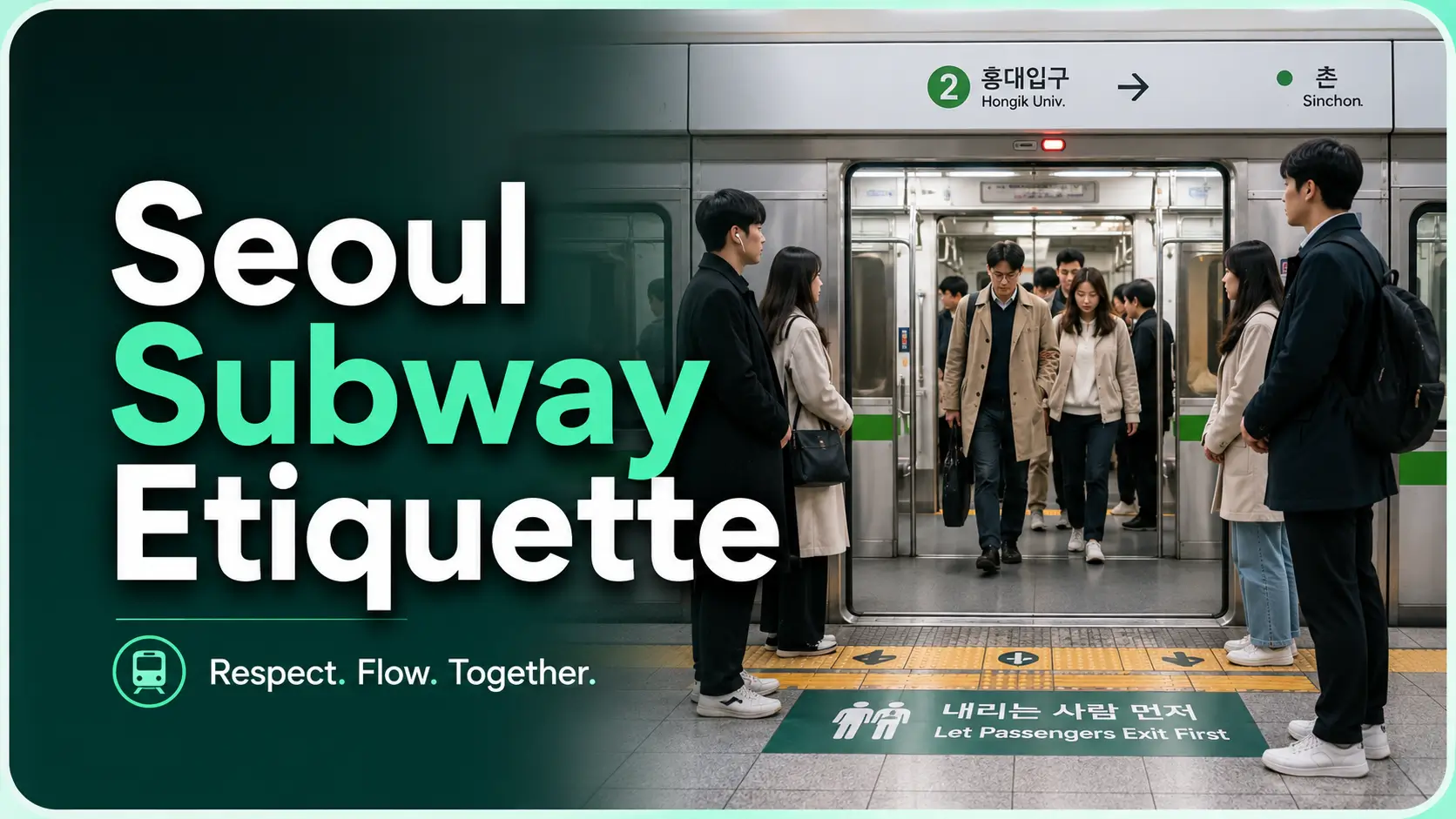 Korean subway etiquette