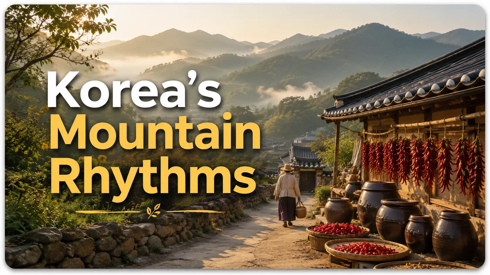 Korea mountain villages