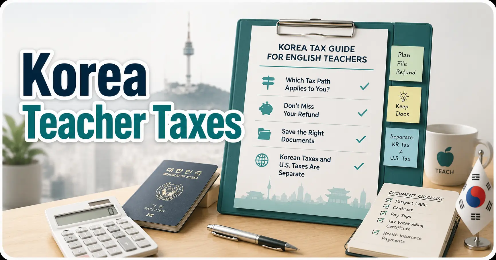 Korea tax filing for English teachers