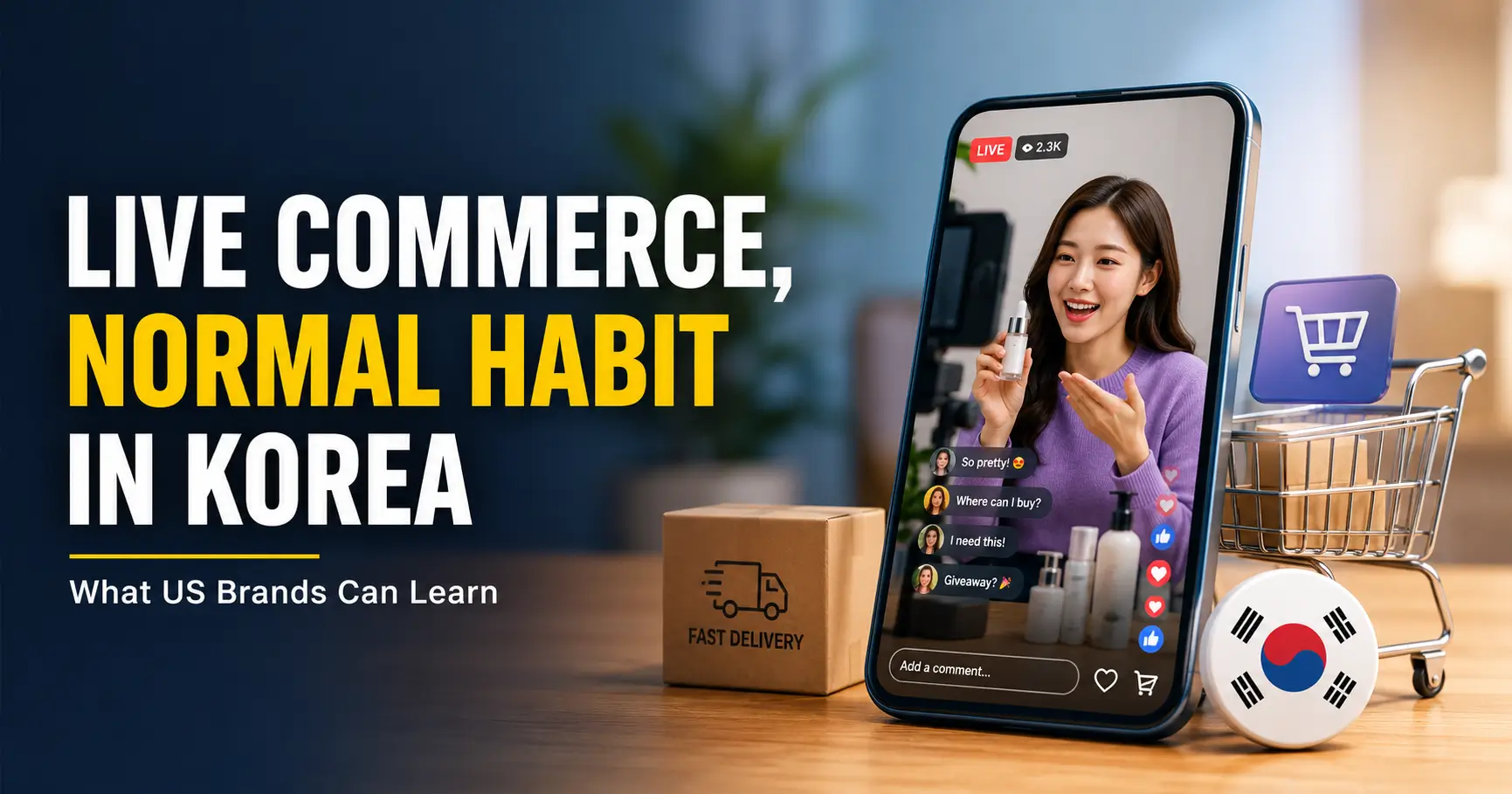 Korean live commerce