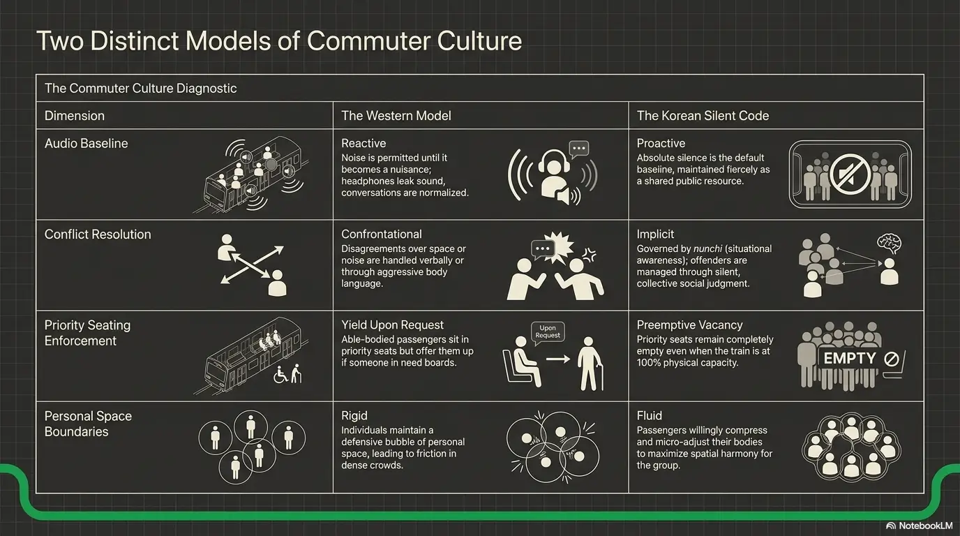 Korea subway etiquette