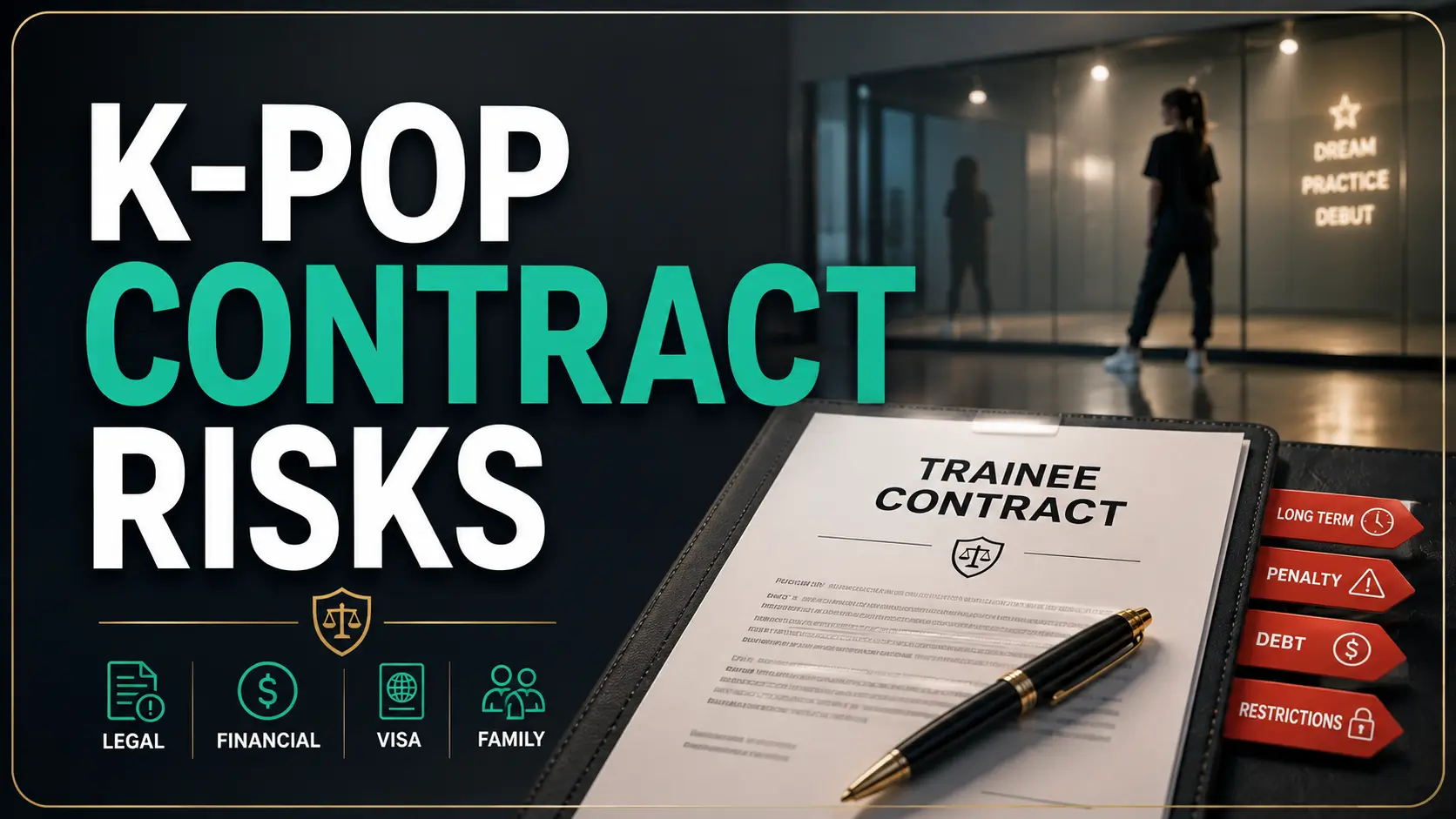 K-pop trainee contract review
