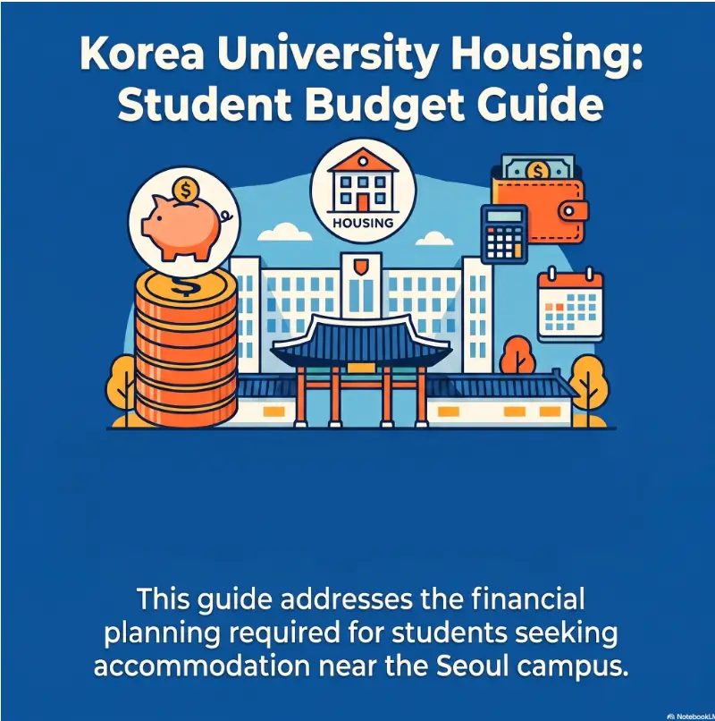 Korea University Dorm vs Off-Campus Housing Cost: The Real Seoul Budget Gap 3 Korea University housing cost