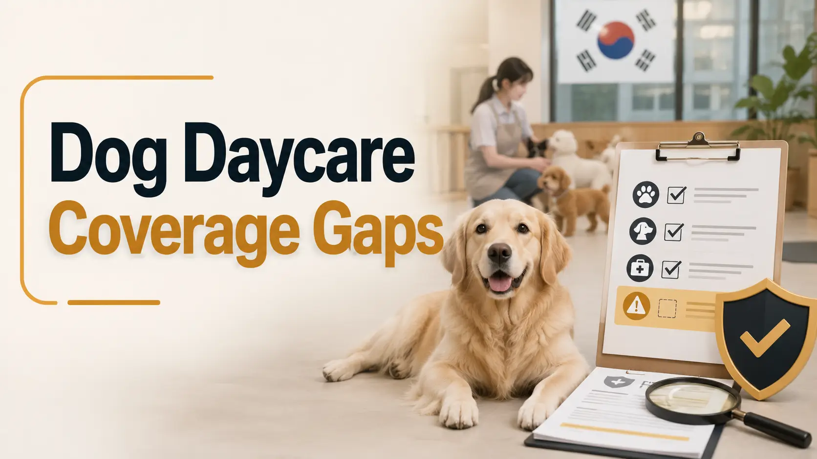 Korea dog daycare insurance