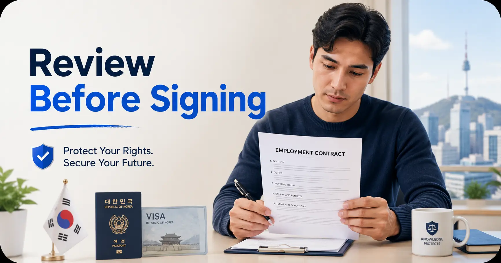Korea employment contract