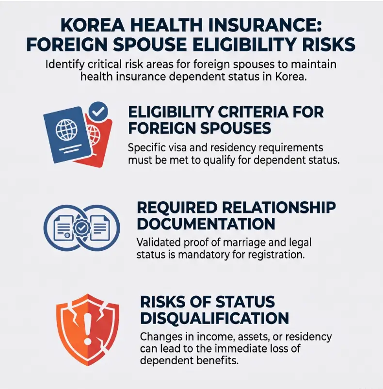Korea health insurance dependent rules