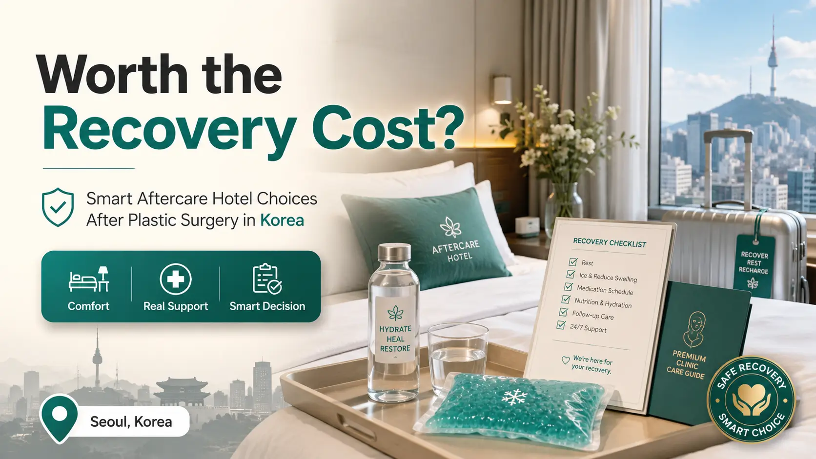 Korea Plastic Surgery Aftercare Hotels:Are They Worth the Recovery Cost? 2 Korea plastic surgery aftercare hotels