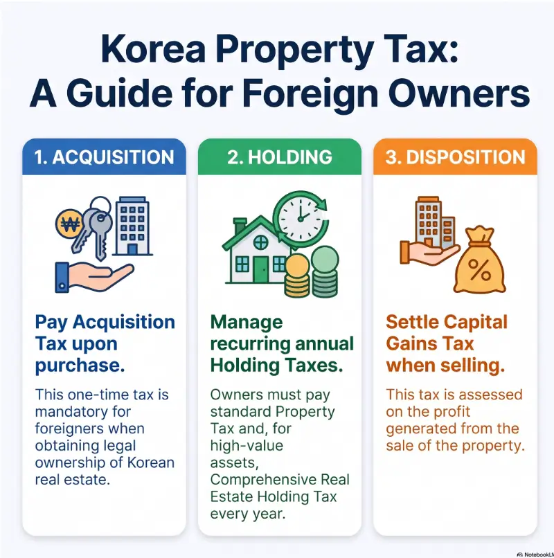 Korea Property Tax for Foreign Owners: The Bills You See and the Ones You Miss 3 Korea property tax for foreign owners