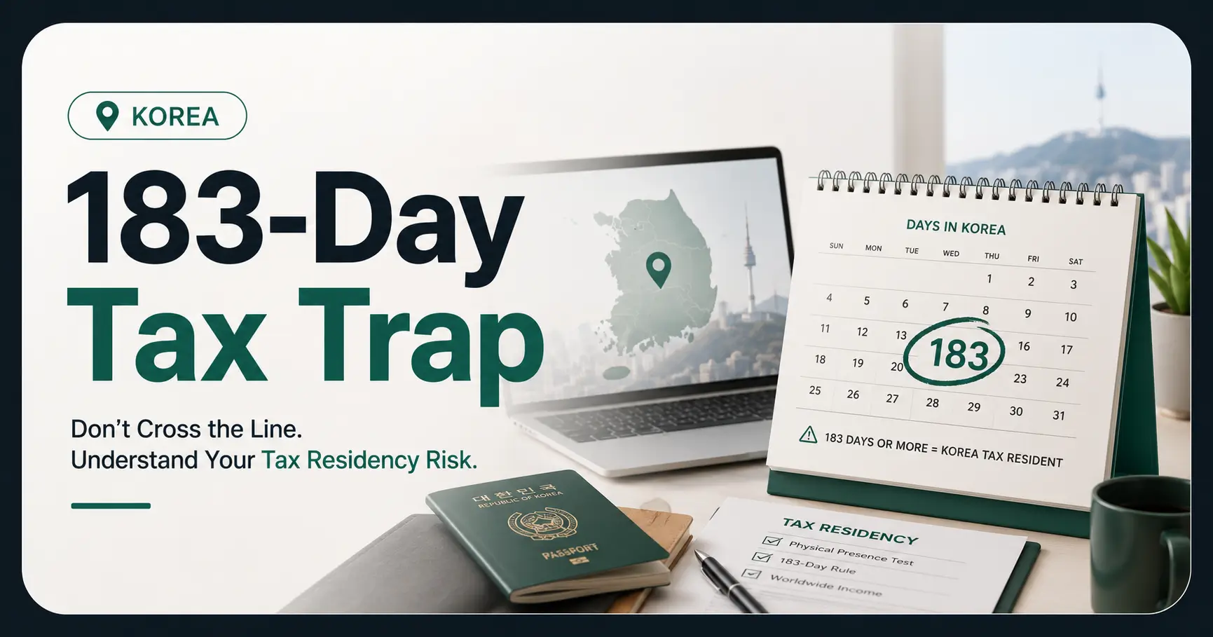 Korea tax residency for digital nomads