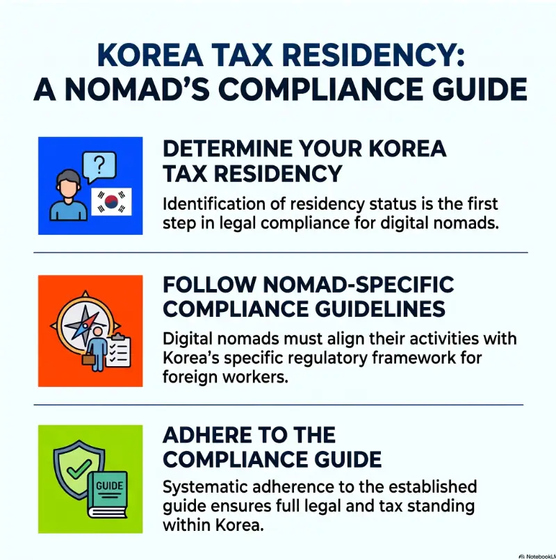 Korea tax residency for digital nomads