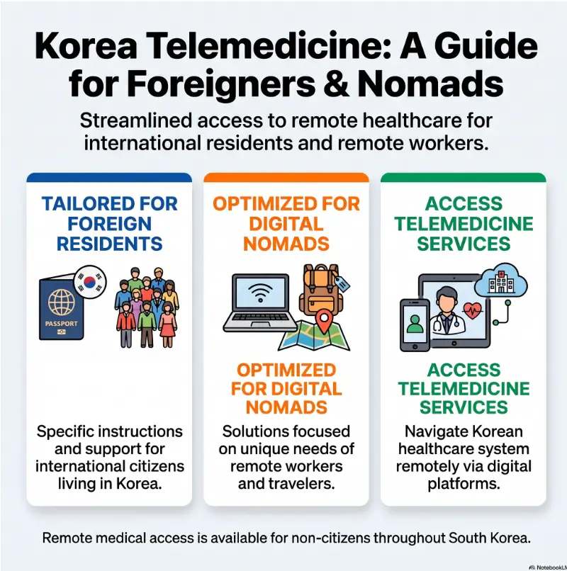 Korea Telemedicine Rules for Foreigners and Digital Nomads 3 Korea telemedicine rules