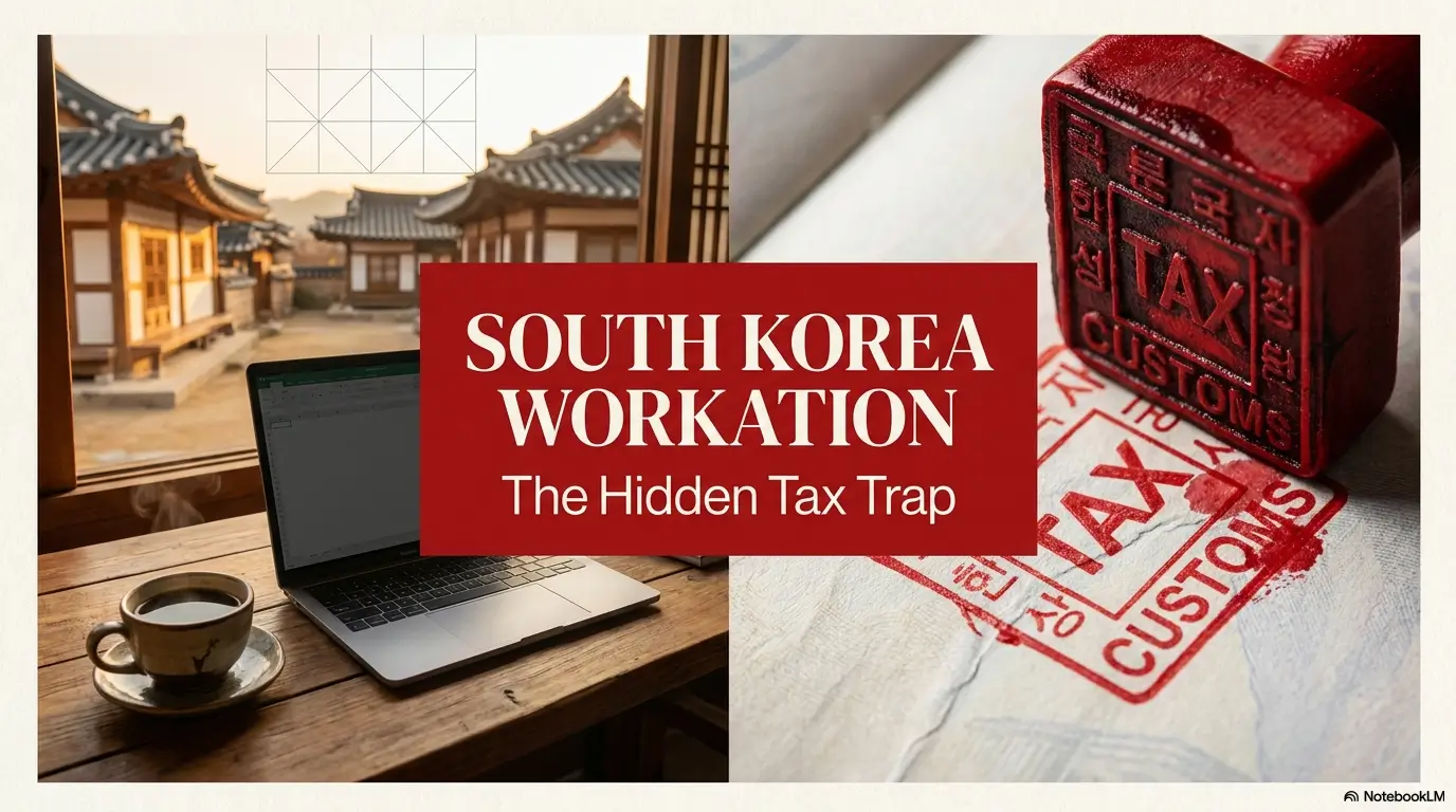 South Korea workation visa tax risks