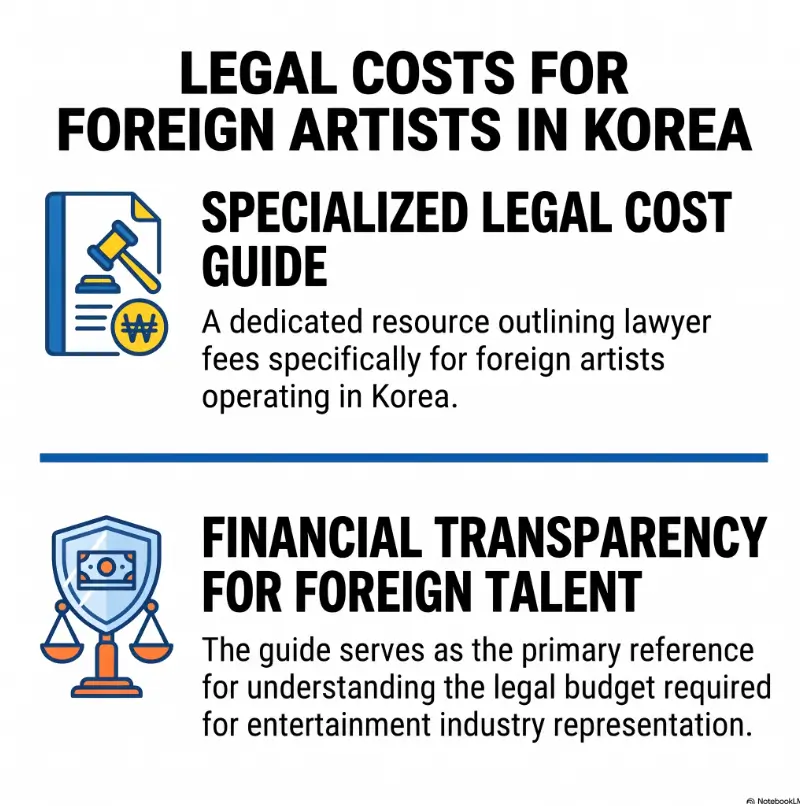 Korean entertainment lawyer cost