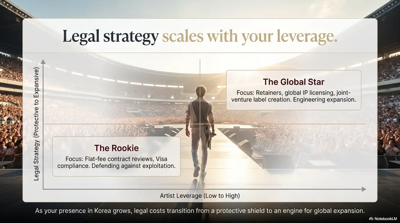 Korean entertainment lawyer cost