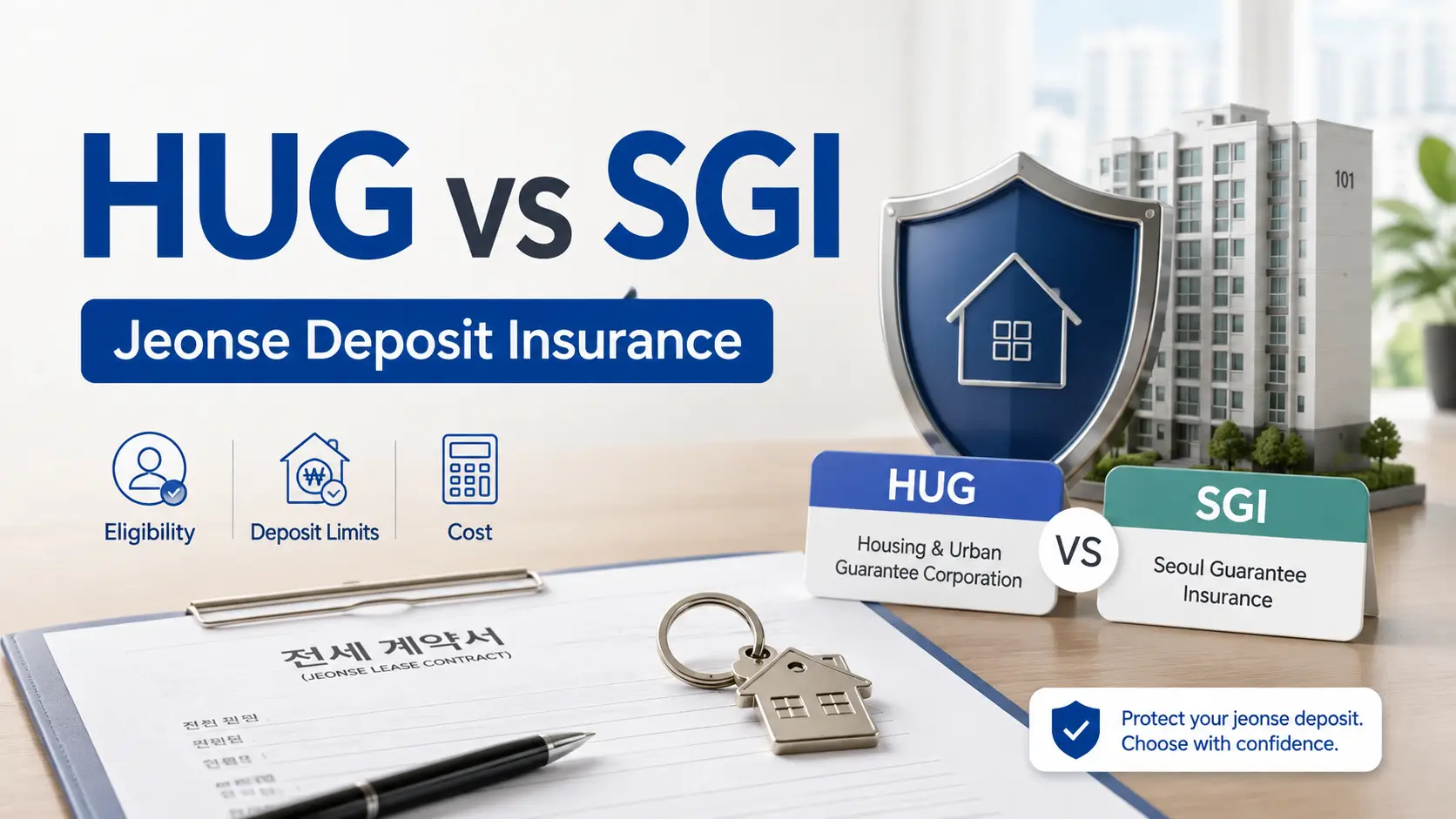 HUG vs SGI jeonse insurance
