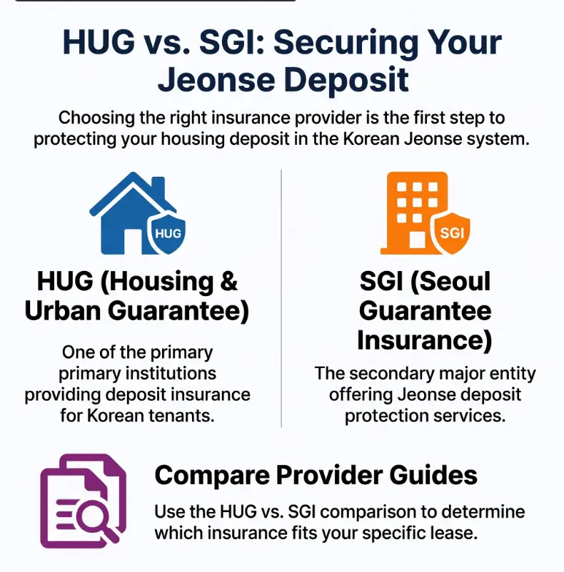 HUG vs SGI jeonse insurance