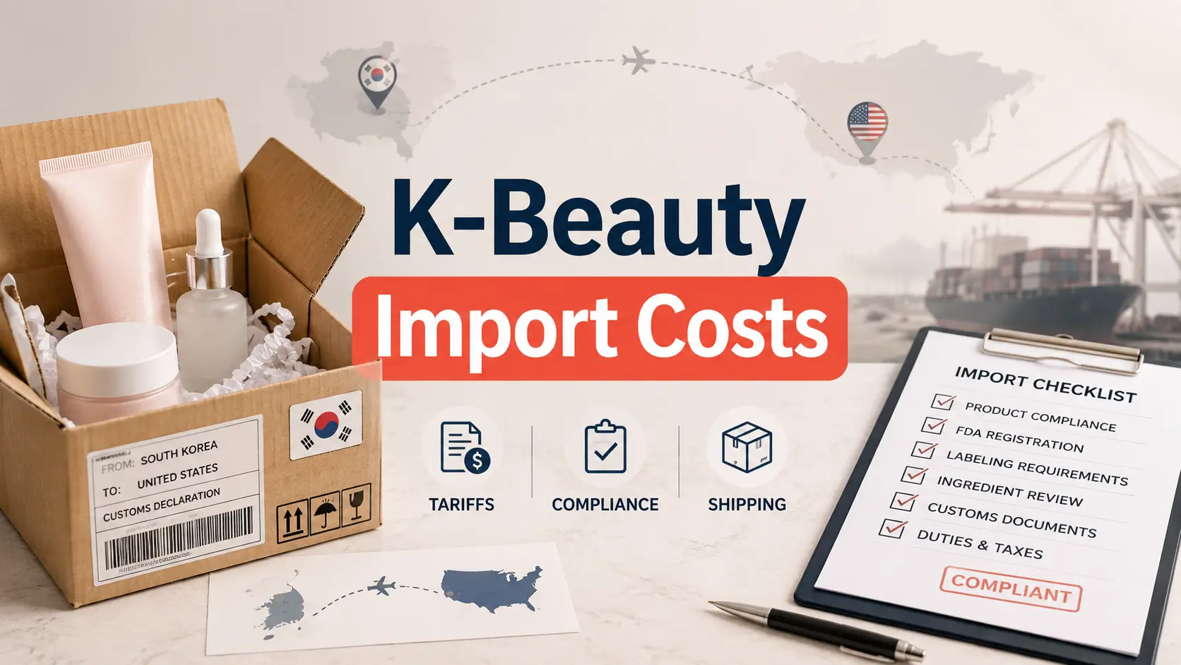 Importing Korean cosmetics to US