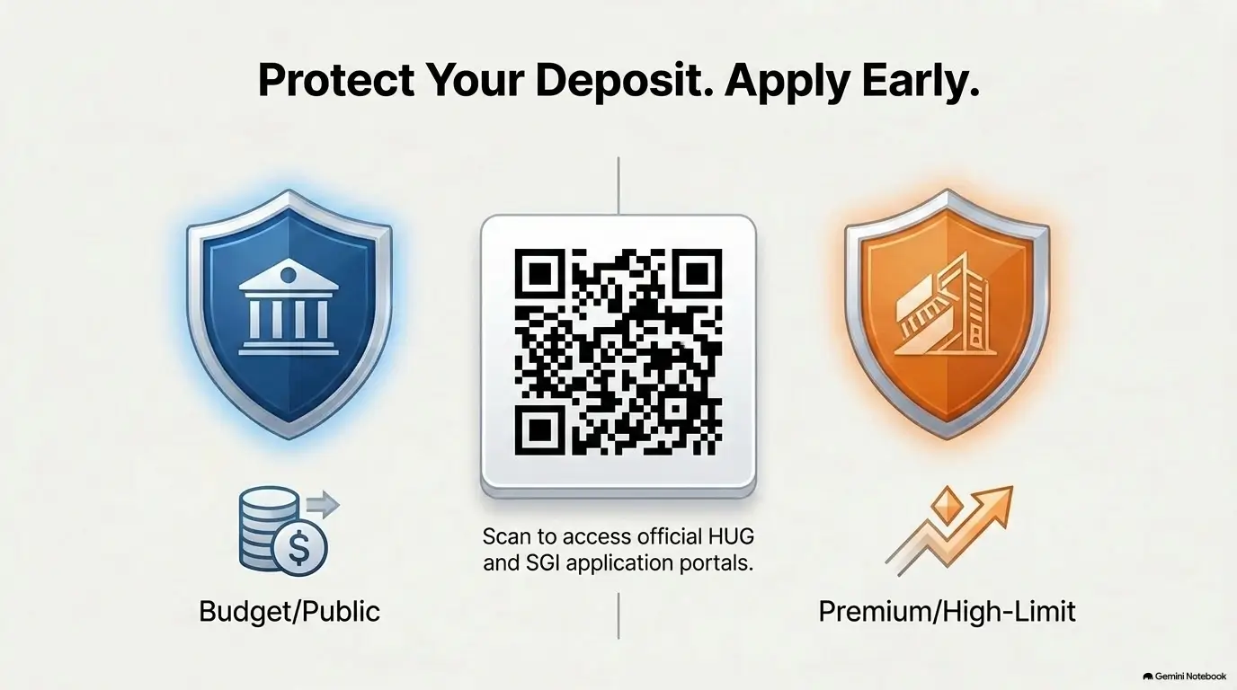 HUG vs SGI jeonse insurance