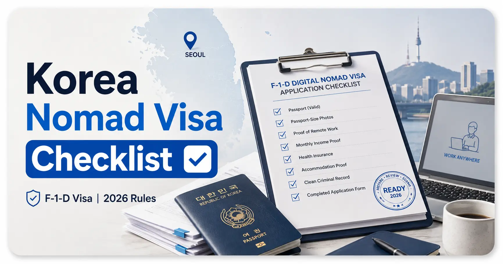 Korea F-1-D Digital Nomad Visa