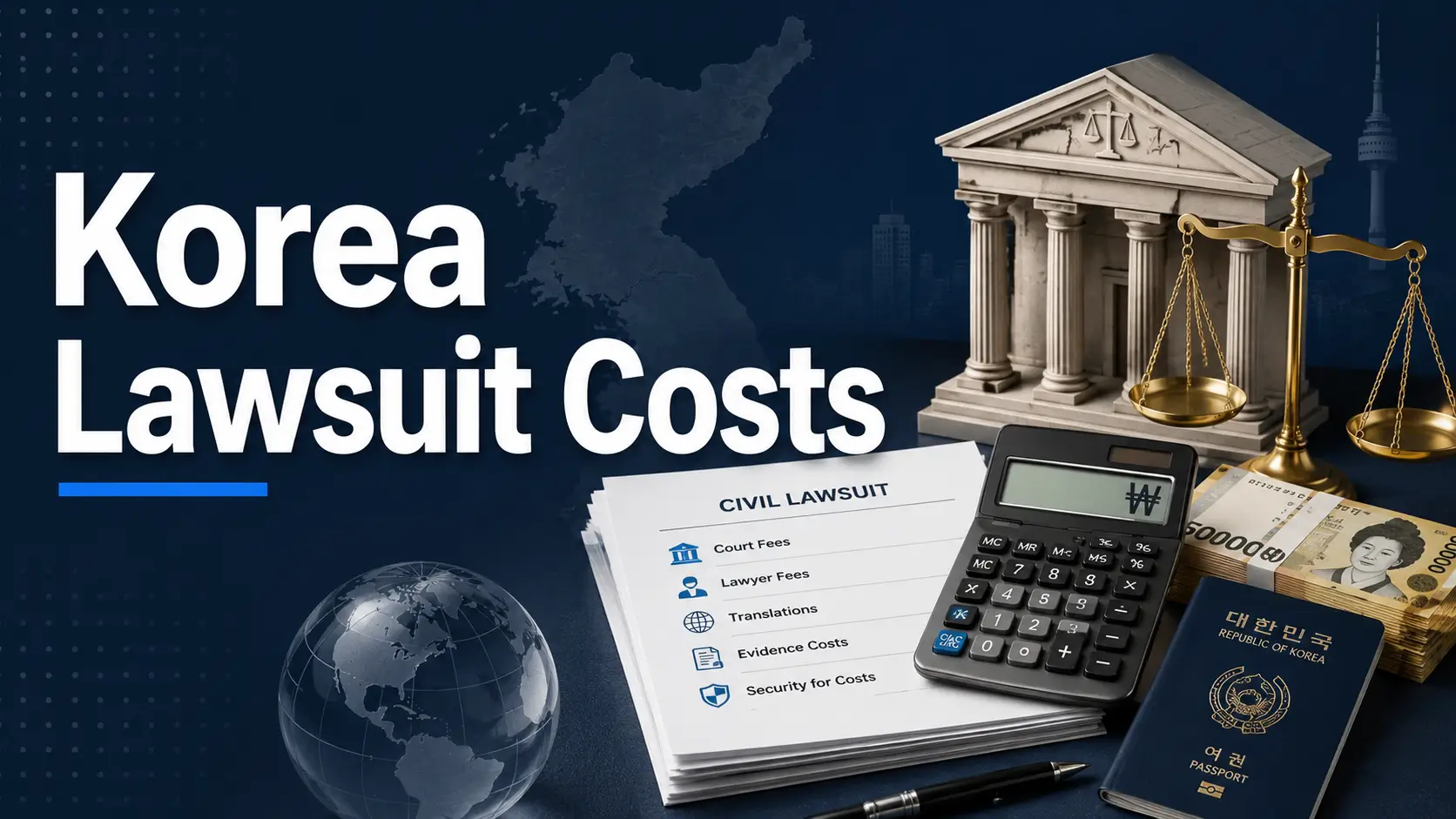 Korea Civil Lawsuit Cost for Foreigners: Court Fees, Lawyers and Hidden Expenses 2 Korea civil lawsuit cost for foreigners