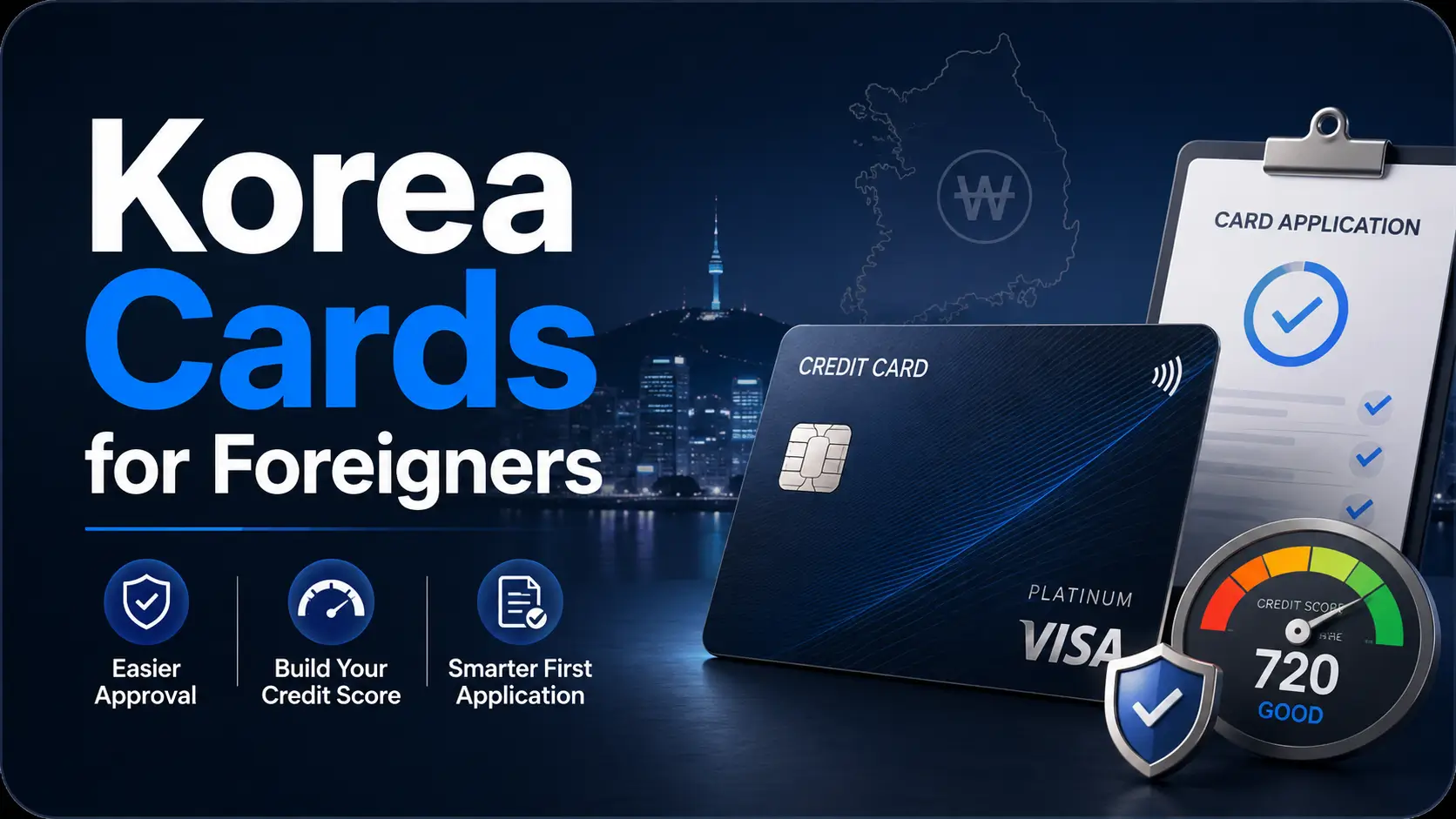 Korea credit cards for foreigners