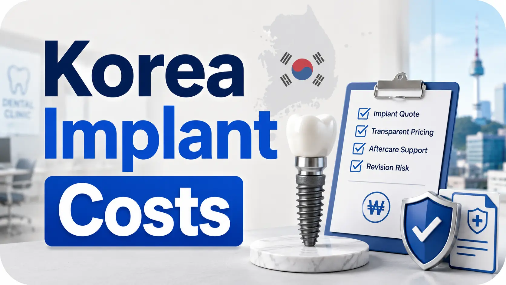 Korea dental implant cost for foreigners