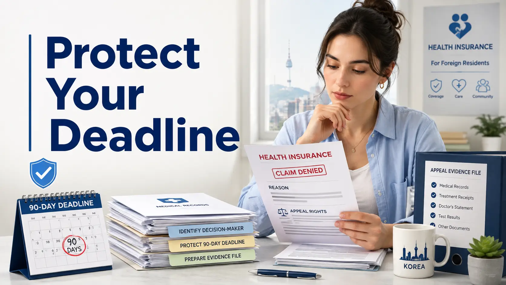 Korea health insurance claim denied