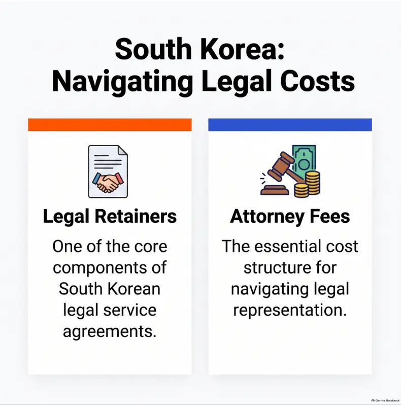 Korea lawyer retainer fees