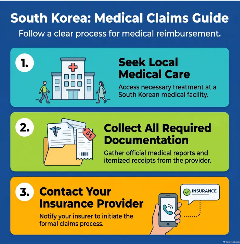 Korea travel insurance medical claim