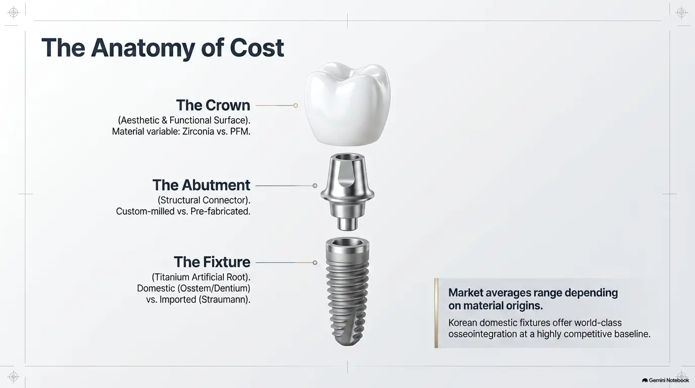 Korea dental implant cost for foreigners