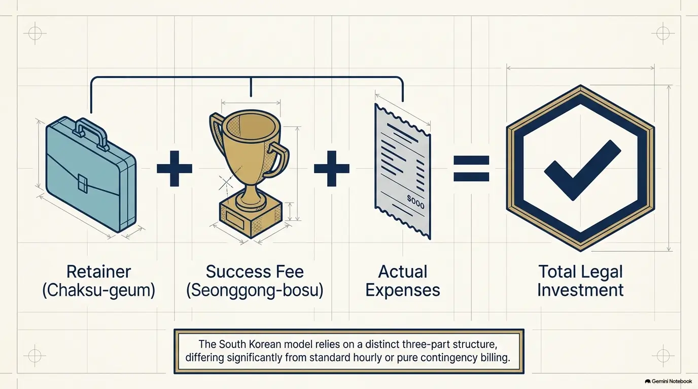 Korea lawyer retainer fees